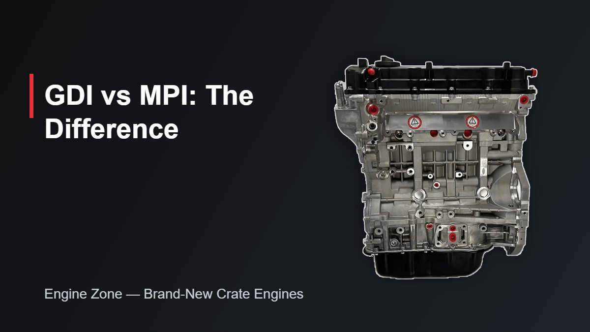 GDI vs MPI difference - G4KJ petrol engine